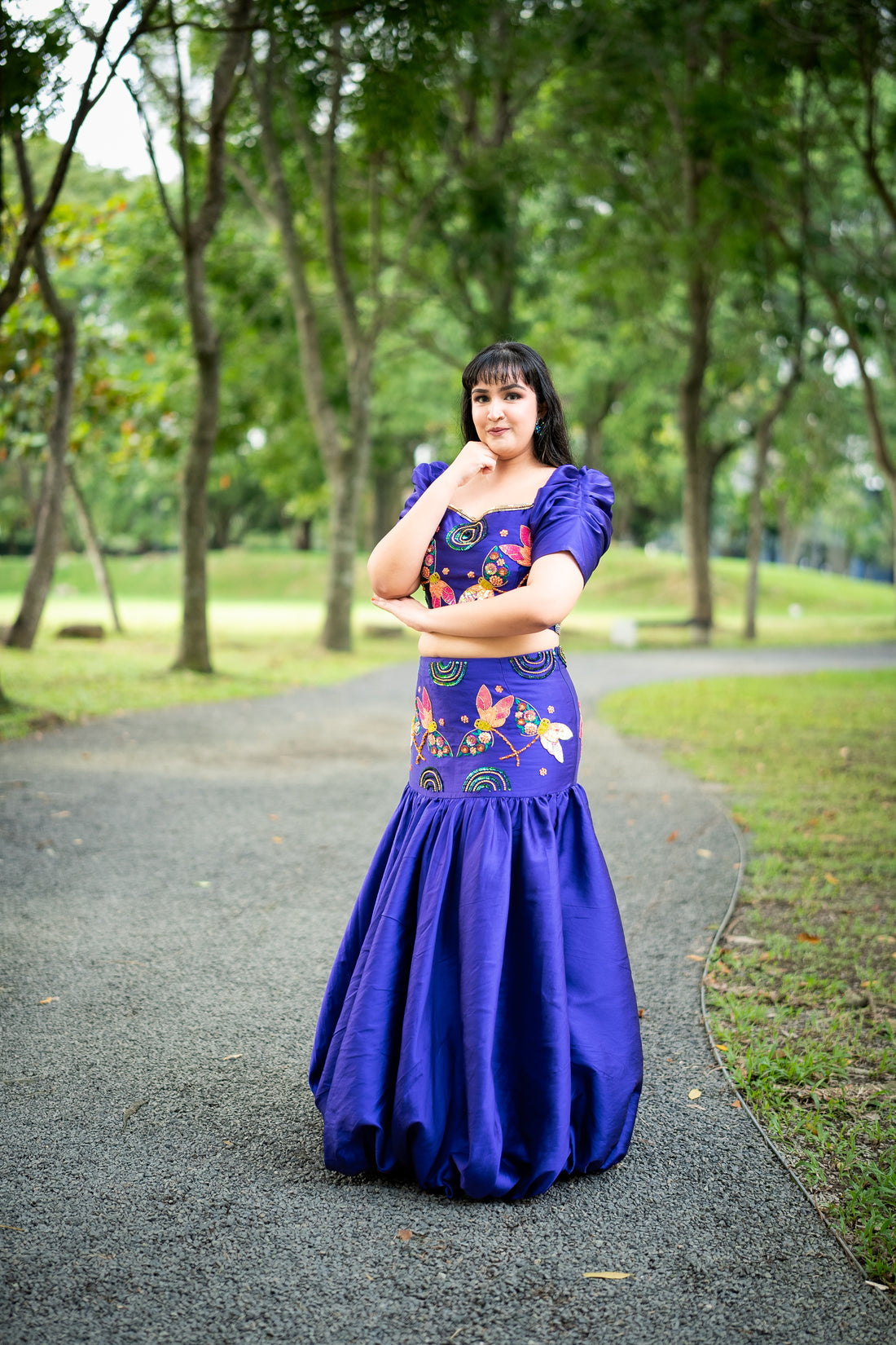 Papillon Bubble Lehenga