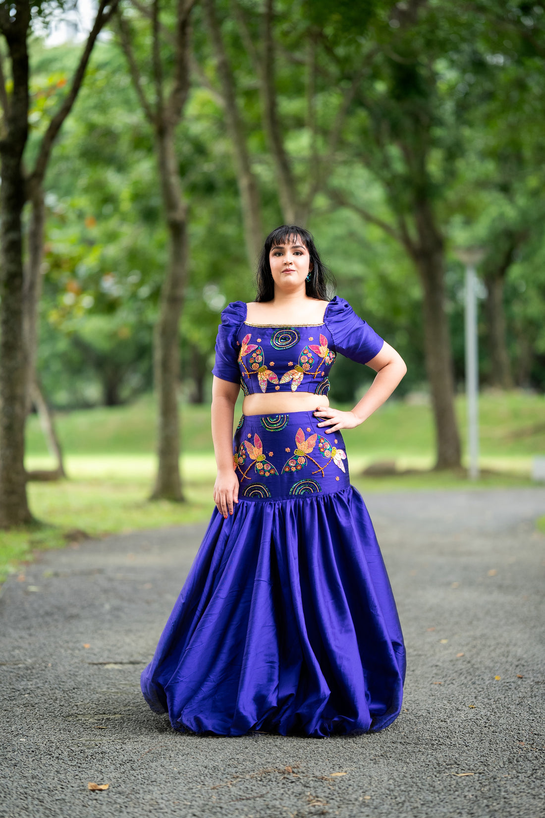 Papillon Bubble Lehenga