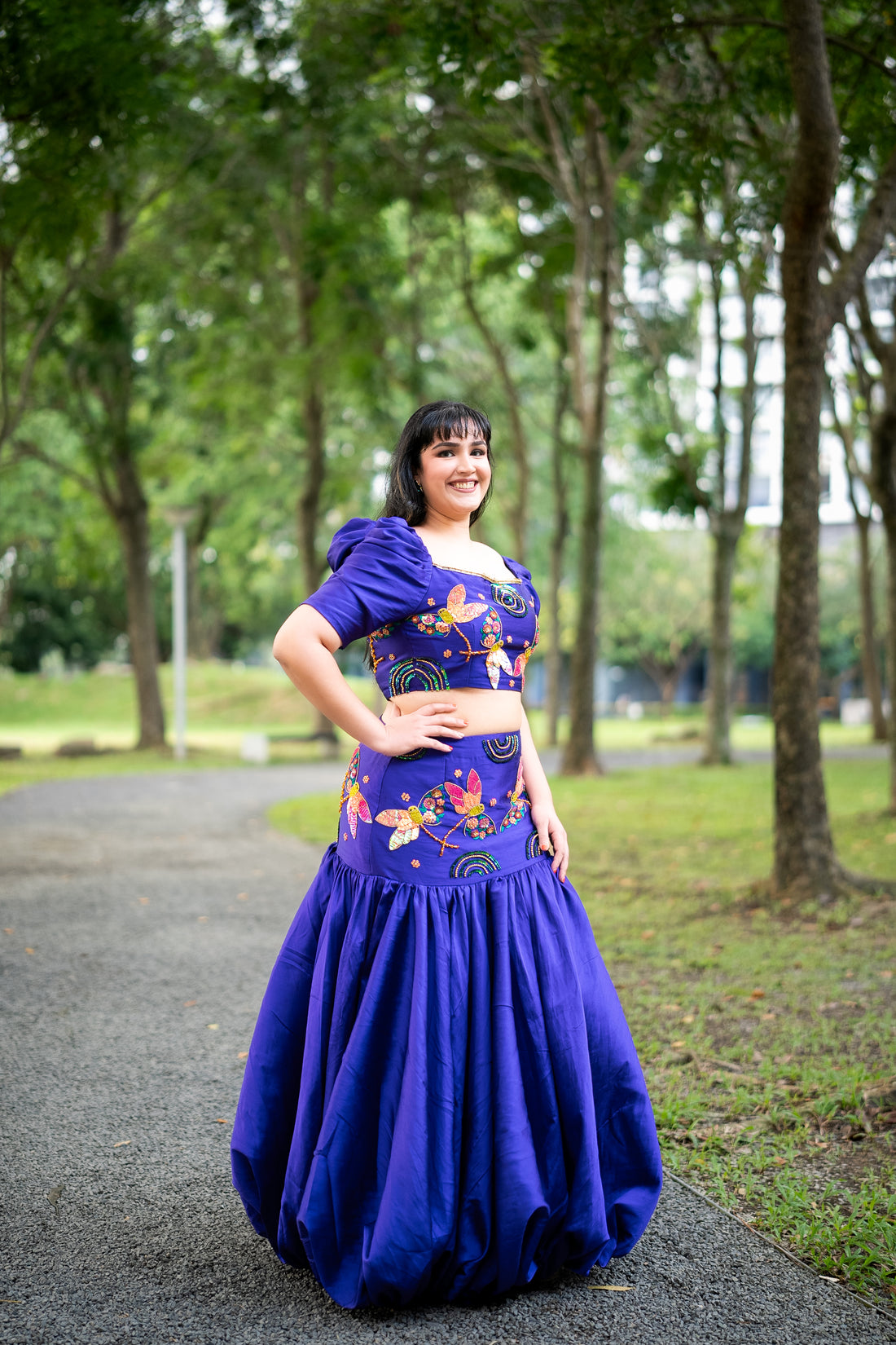 Papillon Bubble Lehenga