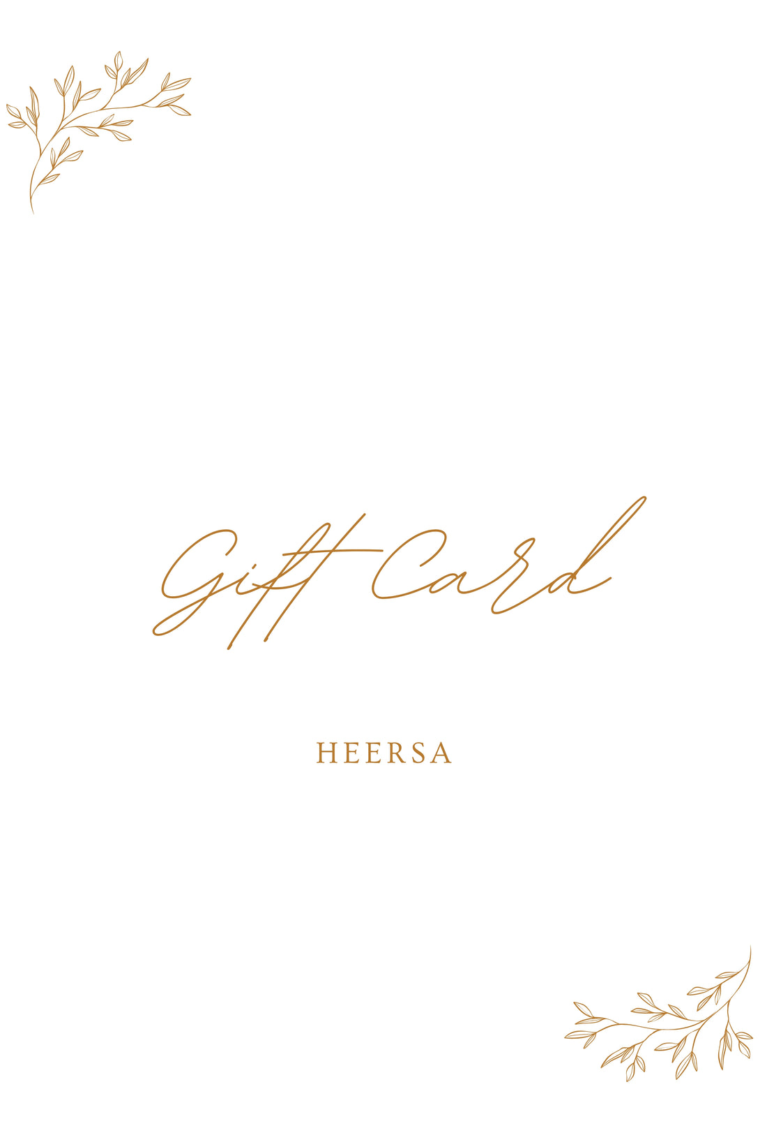 Heersa Gift Card